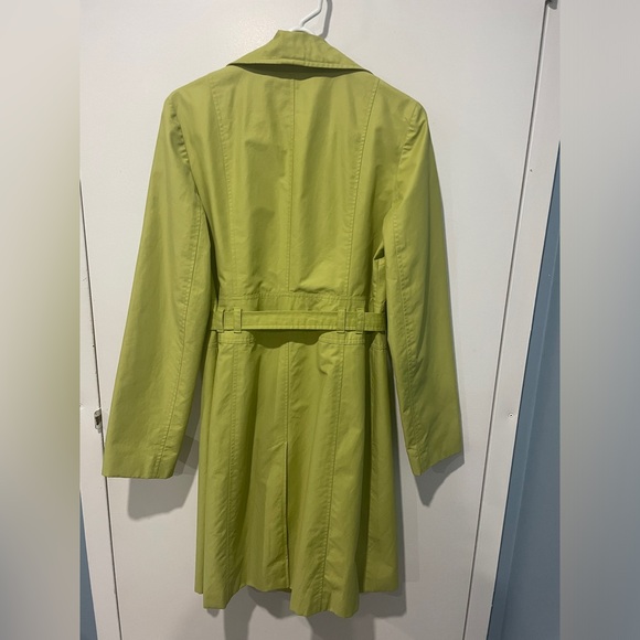 LOFT green belted long light jacket with buttons - Picture 2 of 8